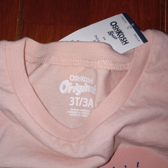 💥💥3 For $10💥💥Nwt. Girls 4t OSHGOSH top - Picture 4 of 5